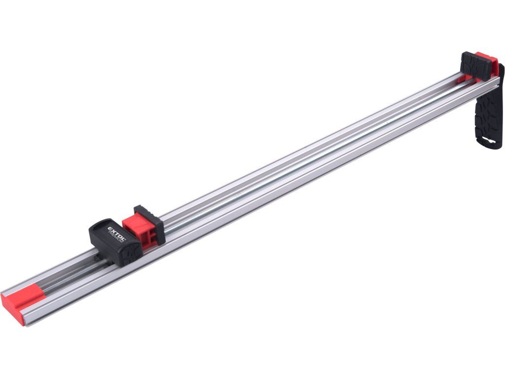 Vodicí a upínací hliníková lišta EXTOL PREMIUM, rozsah 0–900 mm