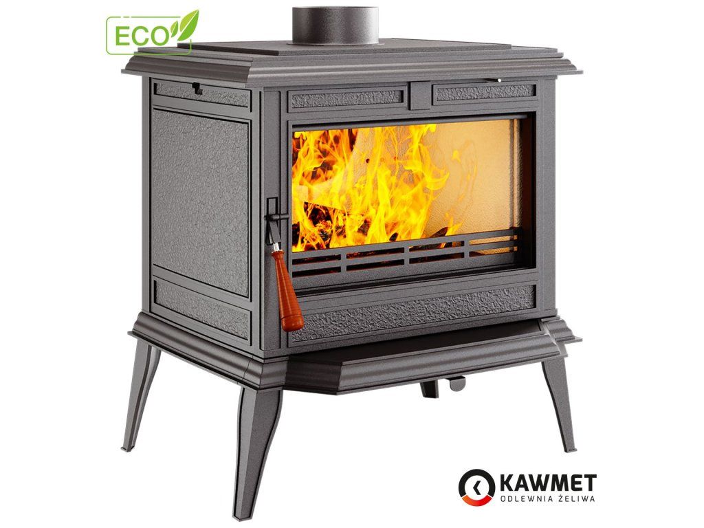 Topeniště kamen PROMETEUS S11 ECO s vermikulitovými deskami a sklem ROBAX