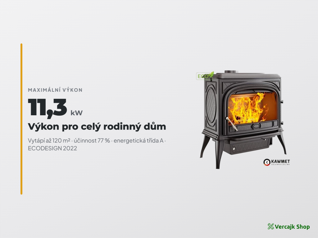 Kamna PREMIUM NIKA S5 ECO připravená k odeslání paletovou přepravou