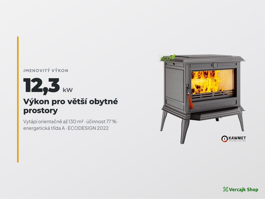 Externí přívod vzduchu a boční dvířka kamen ATHENA S12