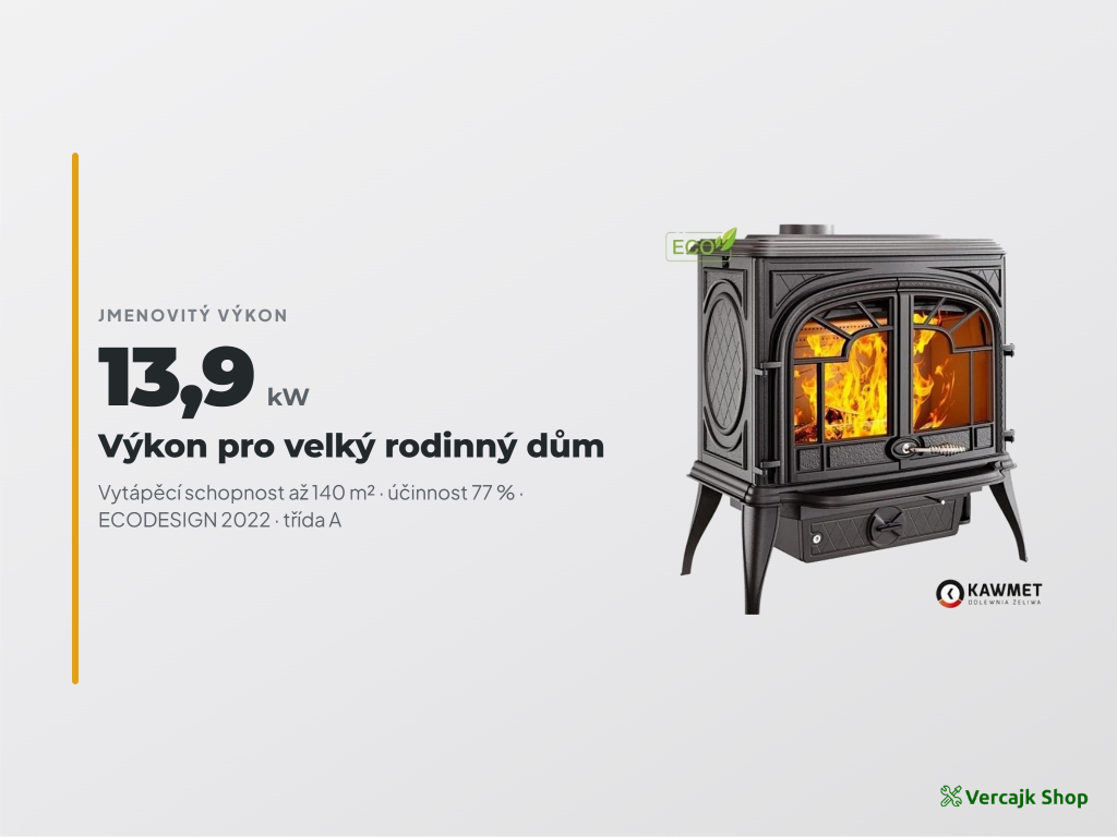 Detail litinového těla kamen PREMIUM SPARTA S10 ECO