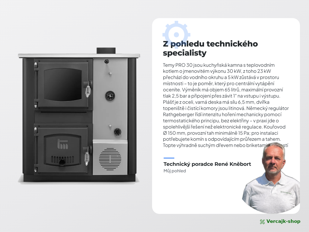 TEMY PRO 30 kW připravený k expedici na paletě