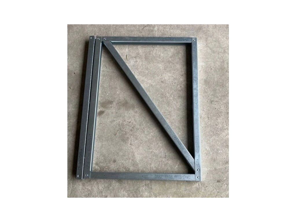 Okno pro zahradní skleníky Weisa VICTORIA — větrací okno z pozinkované oceli