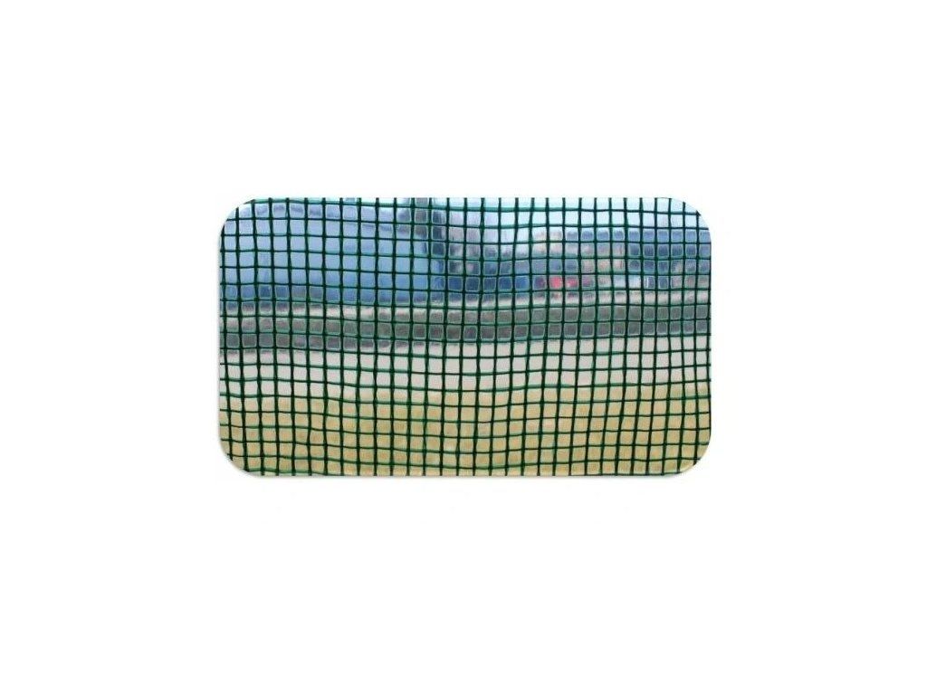 Fóliovník ke stěně — detail zipu vstupu, šroubení, obsah balení