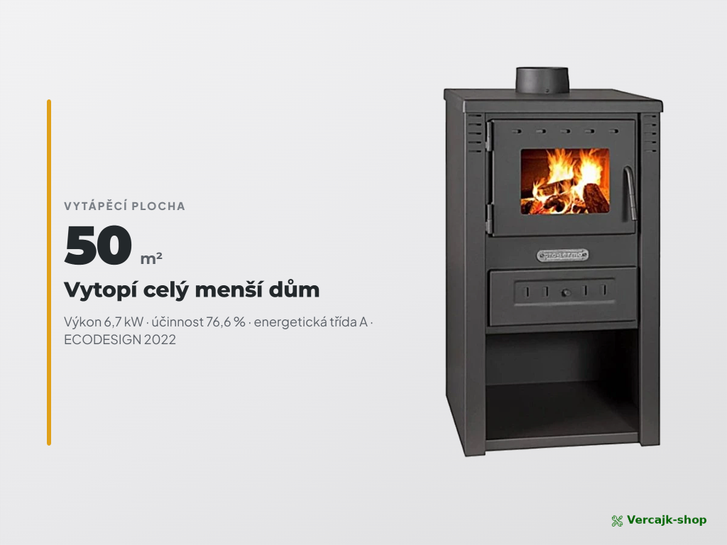 LAVA B Eko — detail dvířek, šamotové topeniště a litinový rošt