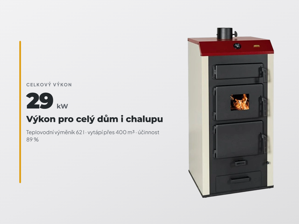Bezpečné zapojení krbových kamen PRITY NS26 do topné soustavy