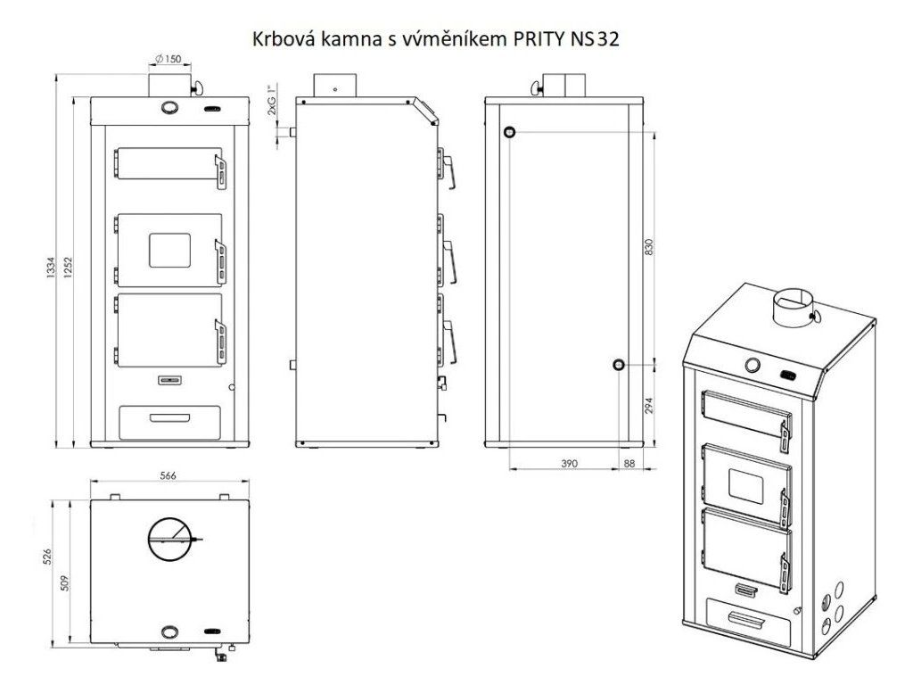 PRITY NS32 — expedice na paletě nákladní dopravou