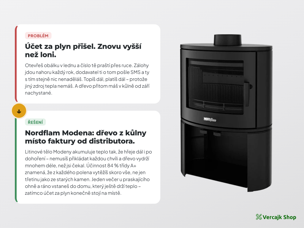Externí přívod vzduchu CPV 100 mm u kamen MODENA EKO