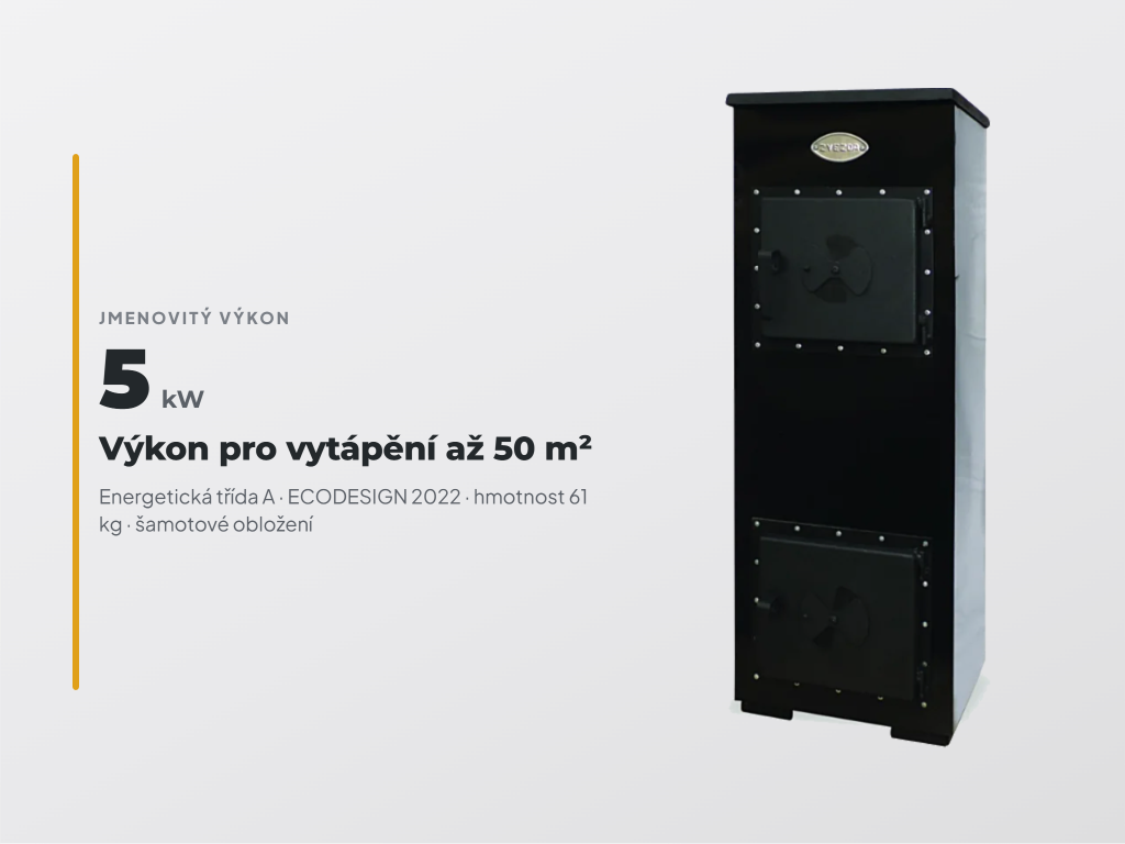 ZVEZDA PERNIK — detail dvířek se žáruvzdorným sklem a kovovou klikou