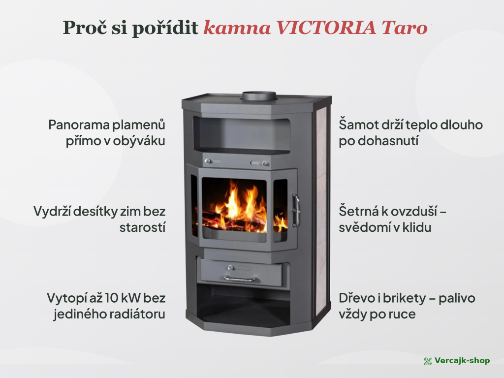 Doprava krbových kamen VICTORIA Taro