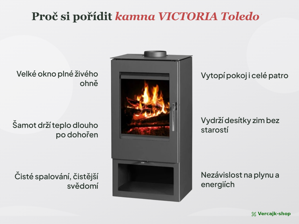 Doprava krbových kamen VICTORIA Toledo