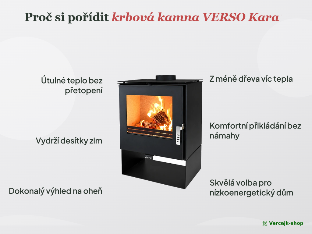 Doprava krbových kamen VERSO Kara