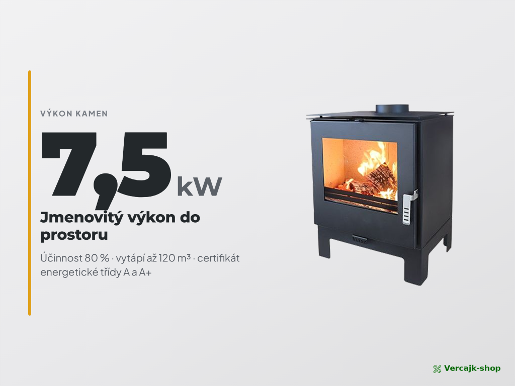 VERSO Kara L — obsah dodávky krbových kamen