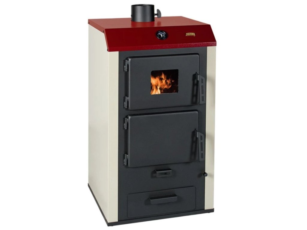 Kotel na tuhá paliva PRITY NS 20 – pohled zepředu