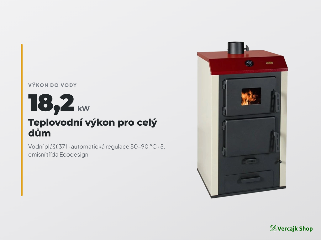 PRITY NS 20 — vodní plášť obepínající topeniště