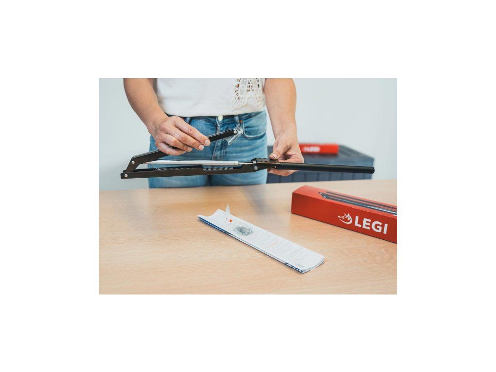 Automatický otvírač LEGI — detail otvírače LEGI střešní — montážní pozice a rozměry