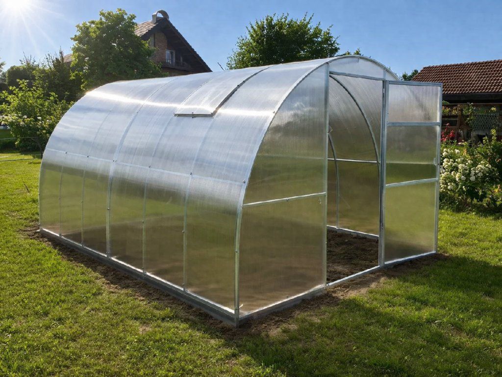 LEGI Estragon 6×3m — detail jeklové konstrukce 20×20mm, galvanický zinek