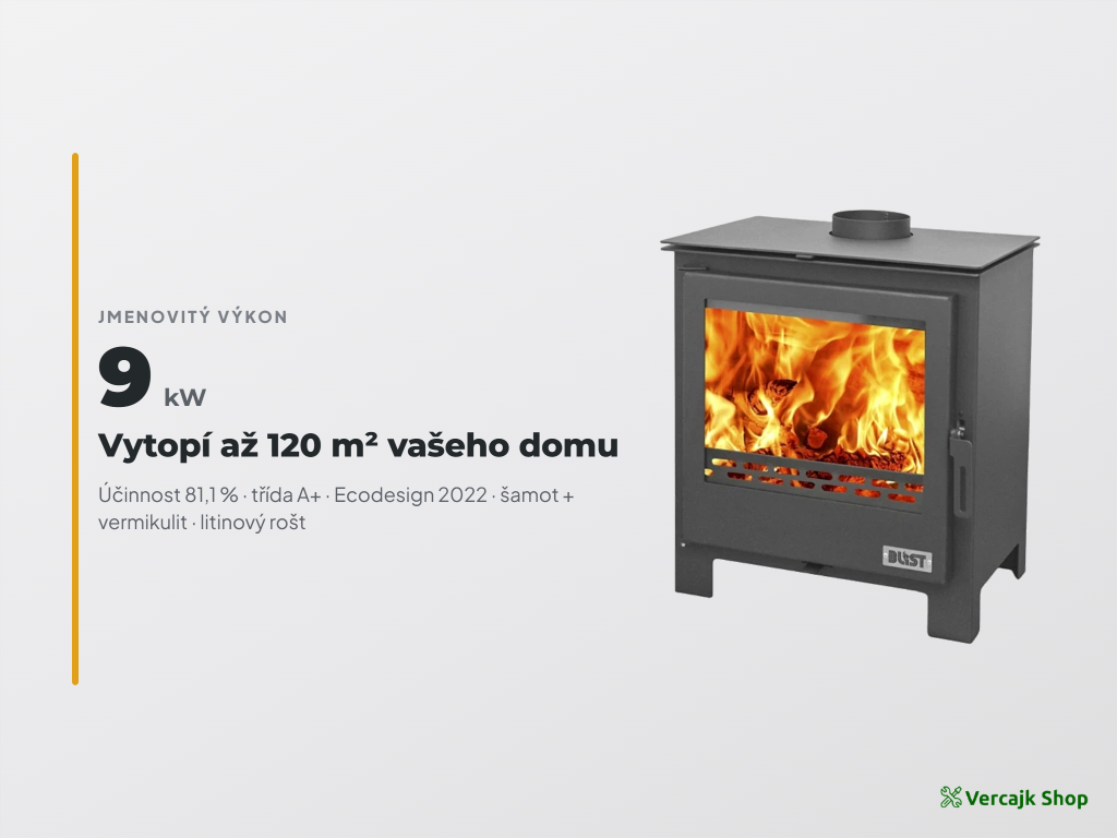 BLIST krbová kamna — značka pro spolehlivé topení