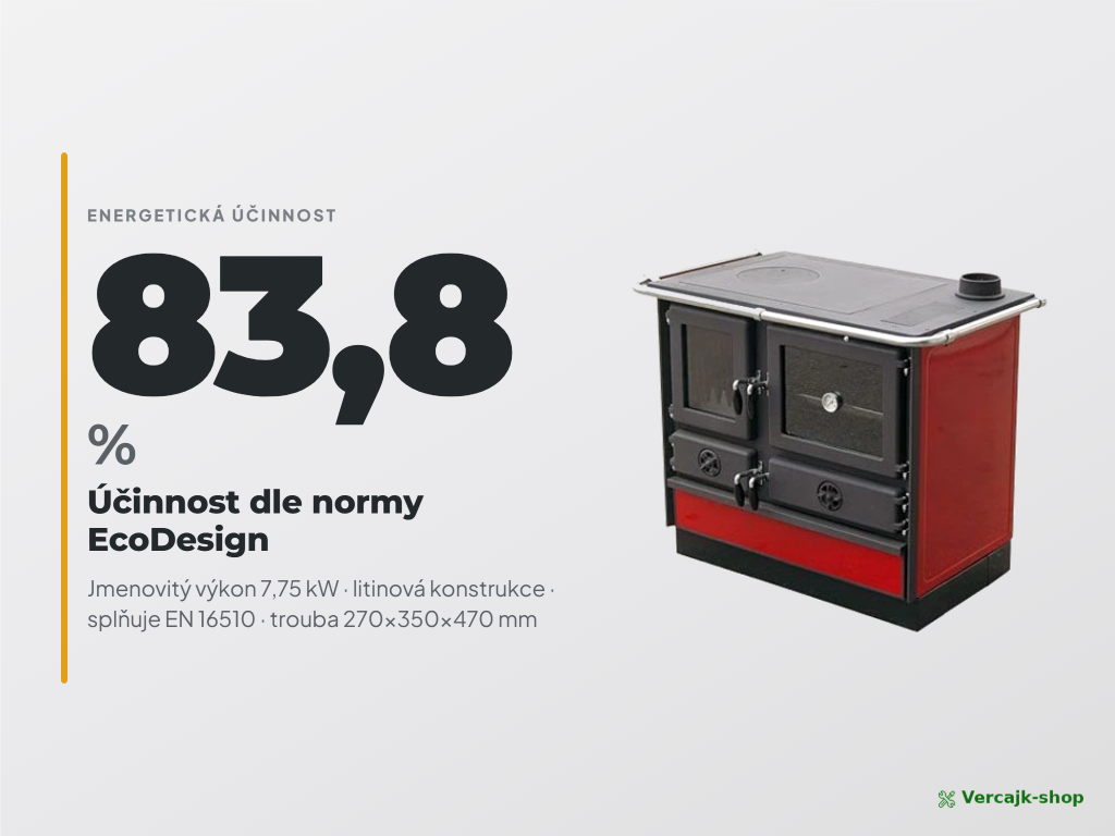 MBS MAGNUM II 4D — napojení kouřovodu ke komínu