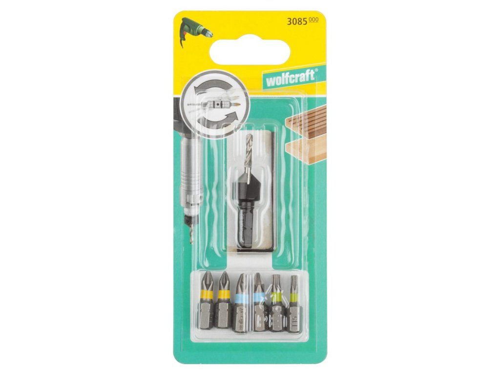 Wolfcraft Flipbit sada pro dřevo 3085000 v originálním balení